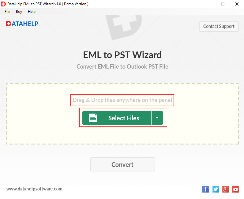 eml file to pst